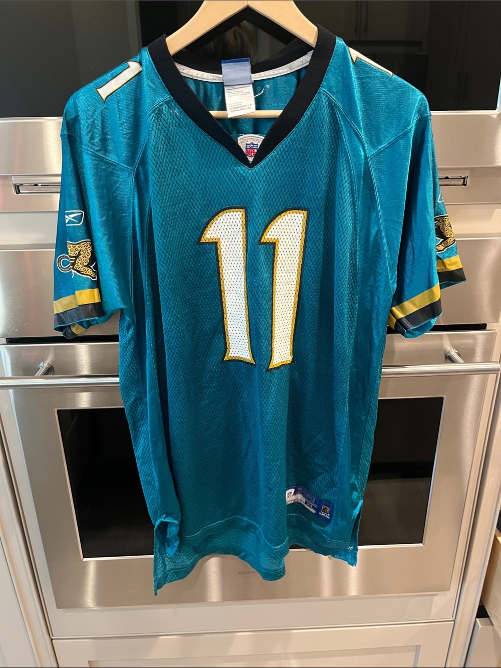 Jaguars #11 R.Williams Teal Football Jersey